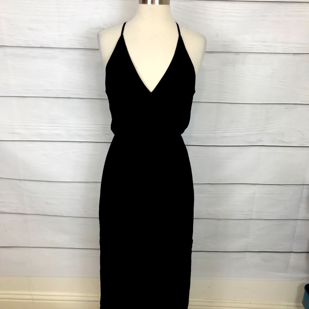 Lush Dress Long Black Size S